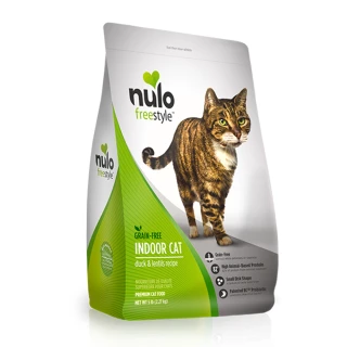 【NULO 紐樂芙】無穀高肉量室內貓-綠野鴨肉+蔓越莓/5LB(成貓飼料、全齡貓飼料、高含肉量、體重控制)