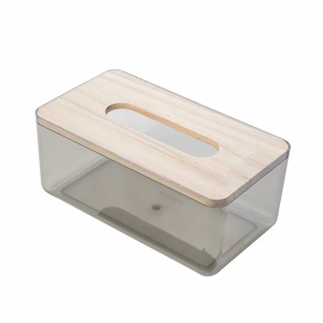 【特力屋】簡約透明紙巾盒