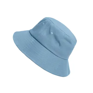 日韓簡約 素色漁夫帽 遮陽帽 帽子 盆帽 運動 防曬 戶外 登山 休閒 男女 潮流(霧霾藍)