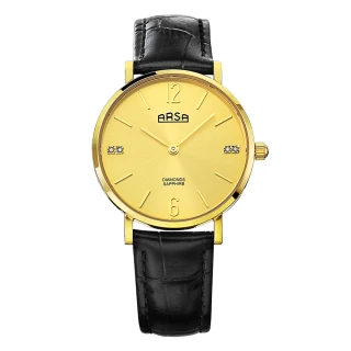 【ARSA】AU999黃金真鑽女錶(35mm)