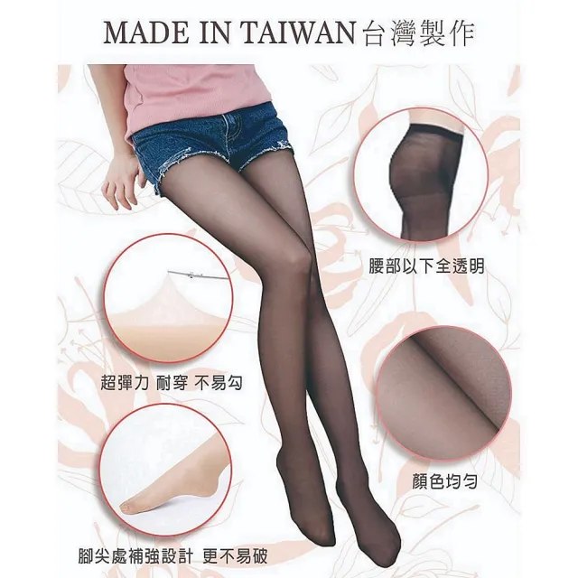 【3入組!!MIT台灣製!耐勾不易破!】全透明無痕透膚絲襪3入組(全長/九分/踩腳)