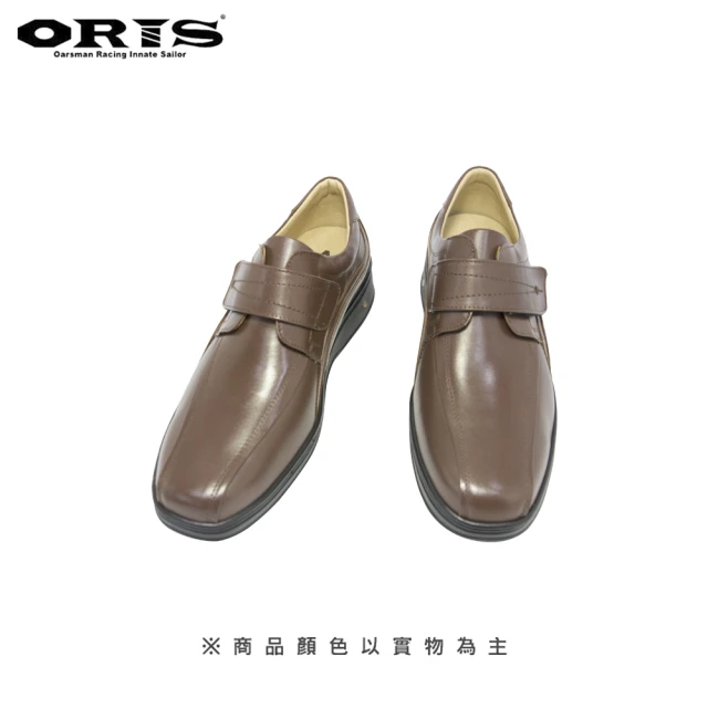 【oris  帆船鞋】ORIS美國專利超寬楦懶人空氣氣墊鞋-咖啡-S0948N03(真皮/手工/皮鞋)