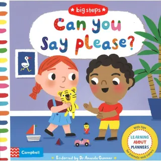 【麥克兒童外文】Big Steps：Can You Say Please