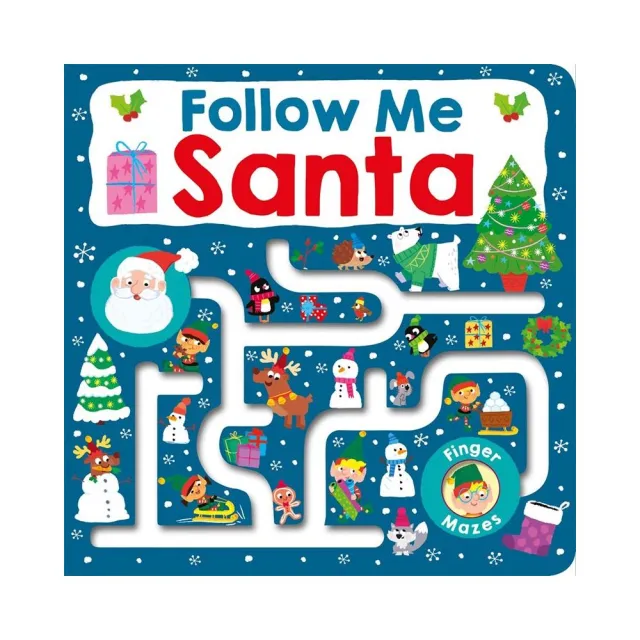 Follow Me Santa： Maze Book