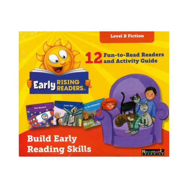 【麥克兒童外文】Early Rising Readers Ficton Level B /12本書+Qrcode音檔