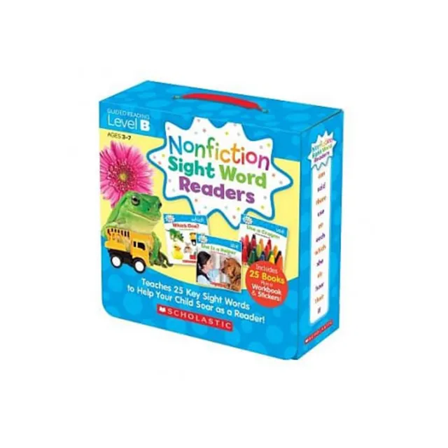 【麥克兒童外文】Nonfiction Sight Word Readers Level B （26書＋1CD＋1作業本）