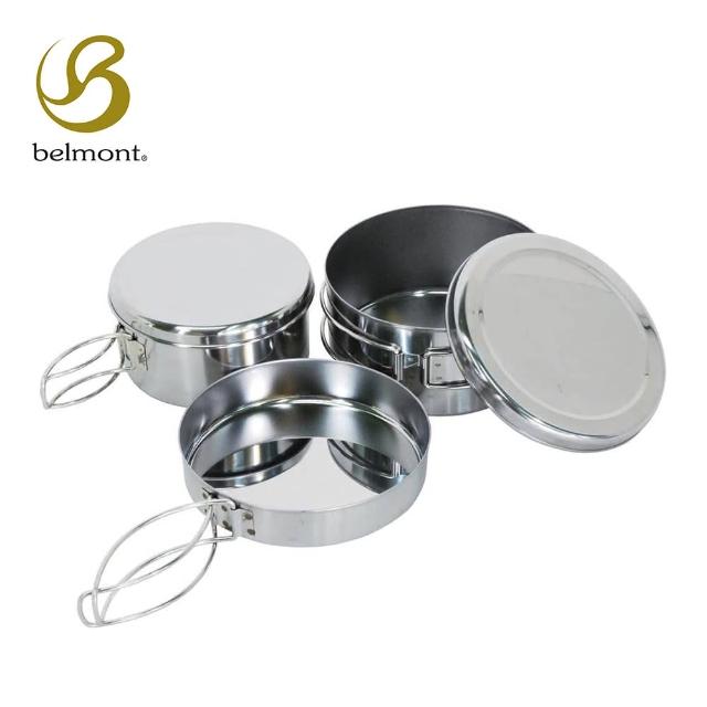 【Belmont】戶外不鏽鋼鍋具5件組 BM-118(附收納袋)