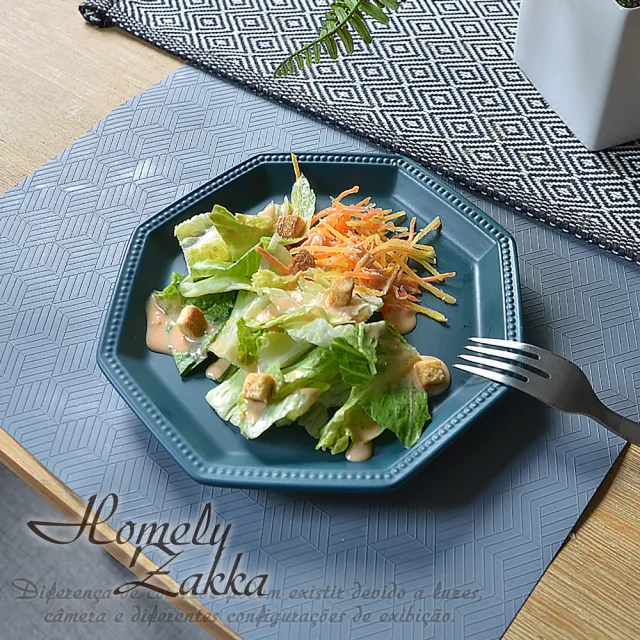 【Homely Zakka】北歐簡約啞光色釉八角新骨瓷餐盤/點心盤/水果盤_5色任選(飯碗 湯碗 餐具 餐碗 盤子 器皿)