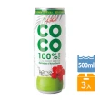 【A+COCO椰活】100%椰子水3入組(500mlx3入)