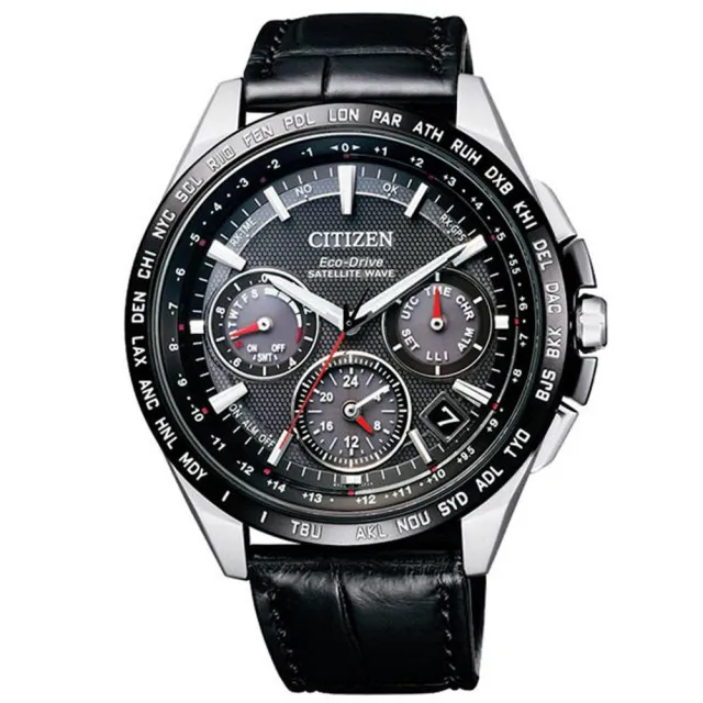 【CITIZEN 星辰】Eco-Drive 宇宙航道衛星對時腕錶(CC9015-03E)