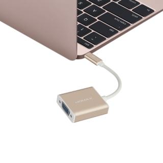 【Momax】Type C to VGA 轉換器 DHC3(USB3.1 Type-C輸出介面)