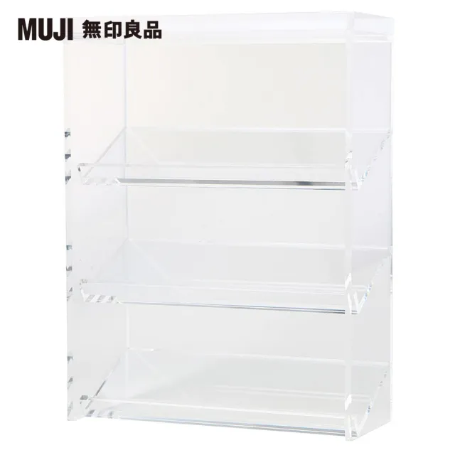 【MUJI 無印良品】壓克力瓶罐收納架/3層