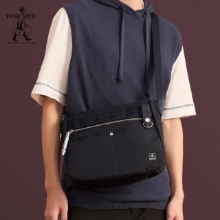 【PORTER INTERNATIONAL】自信經典NEW HEAT斜背包(深藍)