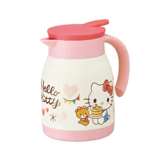 【Hello Kitty】凱蒂貓 午後時光 真空斷熱不鏽鋼保溫壺 個人迷你壺-600ml(日本境內版)