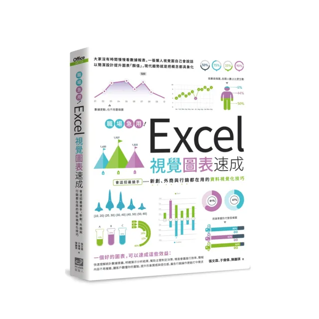 上班族別只會用長條圖！用Excel改造資訊圖表讓你企劃、報告、提案暢行無阻