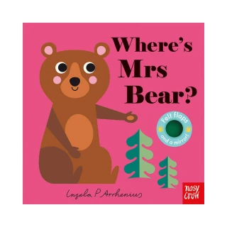 【麥克兒童外文】Where”s Mrs Bear?/幼兒硬頁翻翻書
