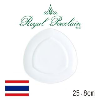 【Royal Porcelain泰國皇家專業瓷器】Verona三角盤(泰國皇室御用白瓷品牌)