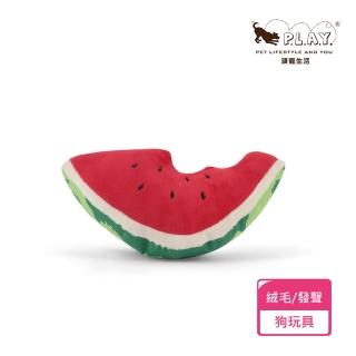 【P.L.A.Y.】熱帶天堂-搖擺西瓜(陪伴 解壓 發聲 狗玩具)