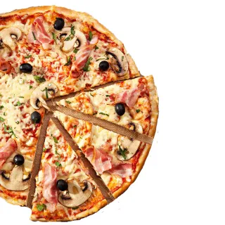【上野物產】15片 六吋培根披薩(120g±10%/片 Pizza 比薩 披薩)