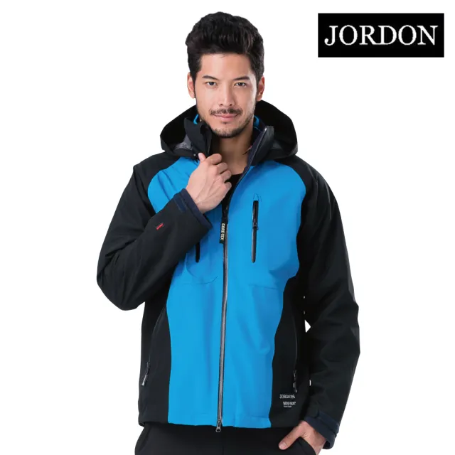 【JORDON 橋登】GORE-TEX 3-Layer 三層耐磨防水防風機能外套(登山/輕旅行/POLARTEC/刷毛/兩件式/男外套)