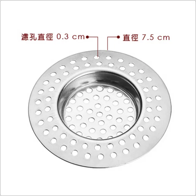【KitchenCraft】英國 不鏽鋼水槽濾網 7.5cm  / 出水口 排水孔 過濾網