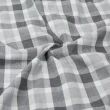 【ROBERTA 諾貝達】秋冬男裝 大格紋簡潔設計 質地舒適純棉長袖厚襯衫(灰)