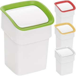 【TESCOMA】Clean雙掀式桌型垃圾桶 22cm / 回收桶 廚餘桶