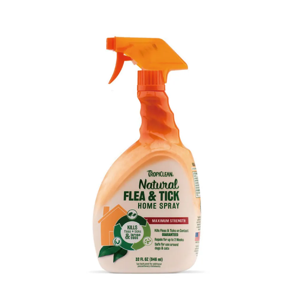 【Flea & Tick 蚤蜱逃】天然驅蚤噴劑 32oz(精油驅蚤、體外驅蟲)