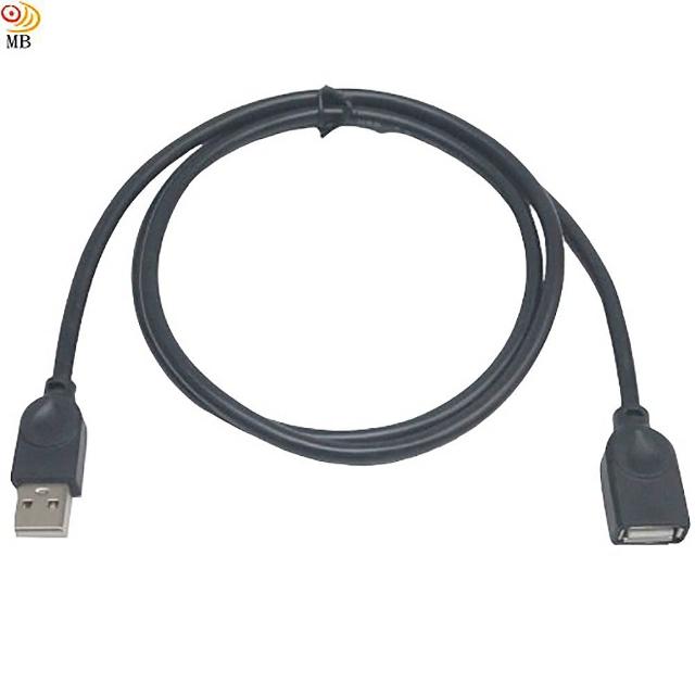 【月陽】加粗1米公對母雙屏蔽USB延長線傳輸線充電線(USB10M)