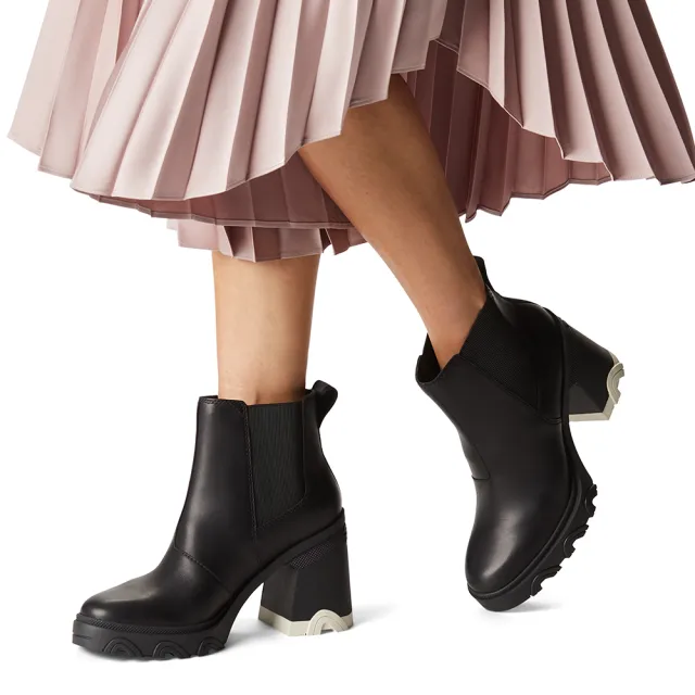【SOREL】CHELSEA女生高跟鞋(黑色)