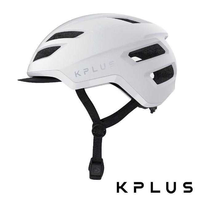 【KPLUS】單車安全帽C系列城市休閒RANGER Helmet-霧白(亞洲頭型 休閒安全帽)