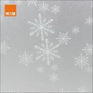 【特力屋】多功能印刷靜電窗貼 45mx2M 雪花 P027A