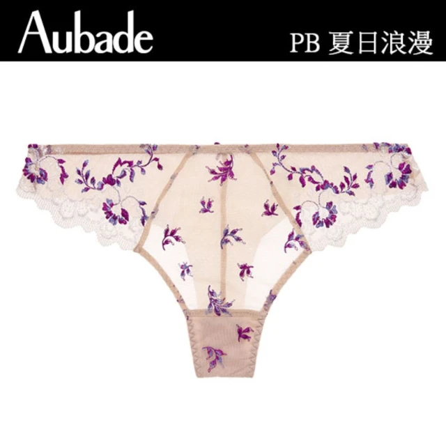 【Aubade】夏日浪漫蕾絲丁褲-PB(膚)