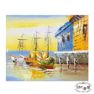 【御畫房】手繪無框油畫-夕陽無限 40x50cm