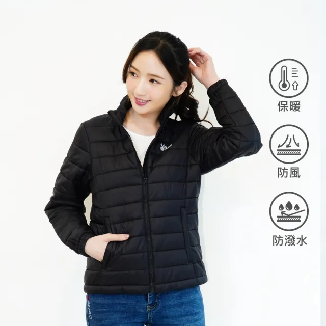 【遊遍天下】男女款輕暖立領防風防潑水機能型鋪棉外套(S-5L)
