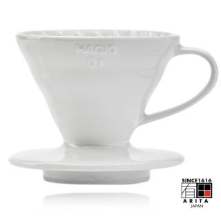 【HARIO】V60白色01磁石濾杯(VDCR-01W)