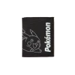【OUTDOOR 官方旗艦館】Pokemon聯名款夜光皮卡丘對折短夾-黑色-寶可夢(ODGO21A06BK)