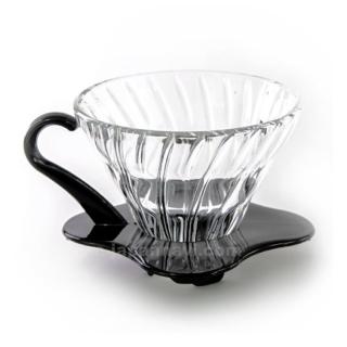 【HARIO】V60黑色02玻璃濾杯(VDG-02B)