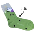 【樂樂童鞋】日本設計台灣製長襪-草圖案(襪子 長襪 中筒襪 台灣製襪子)