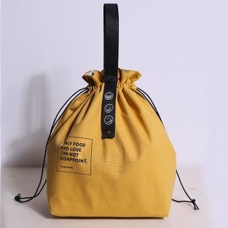 【E.City】日式工藝質感束口多功能化妝收納袋