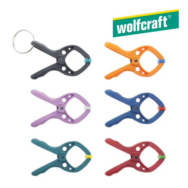 【Wolfcraft】迷你快速夾 -20mm -6入(3420000)