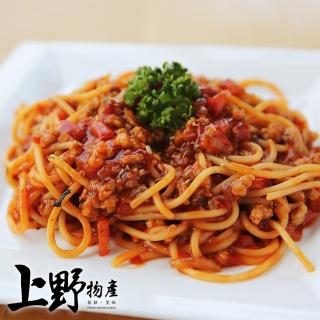 【上野物產】16包 蘑菇義大利麵(340g±10%/麵體+醬料/包 拌麵 鐵板麵 調理包 料理包)