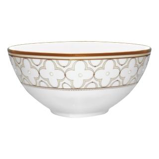 【NORITAKE】春頌淡黃金邊-麵碗16CM