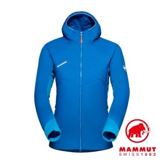 【Mammut 長毛象官方直營】Rime Light IN Flex Hooded 機能化纖連帽外套 冰藍/龍膽花 女款 #1013-02160
