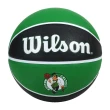 【WILSON】NBA隊徽系列 賽爾提克隊橡膠籃球#7-訓練 室外 7號球 綠黑白(WTB1300XBBOS)