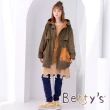 【betty’s 貝蒂思】率性軍裝風格大衣(軍綠)