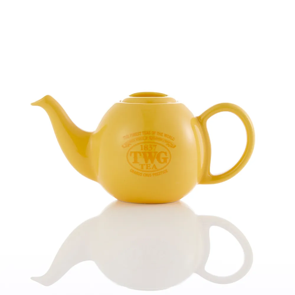 【TWG Tea】現代藝術蘭花系列茶壺 Orchid Teapot(黃/500ml)