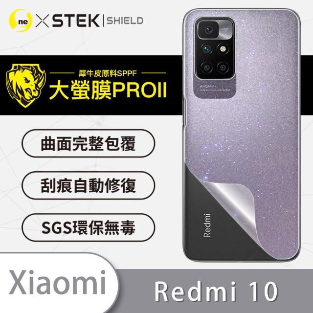 【o-one大螢膜PRO】Xiaomi紅米 10 滿版手機背面保護貼