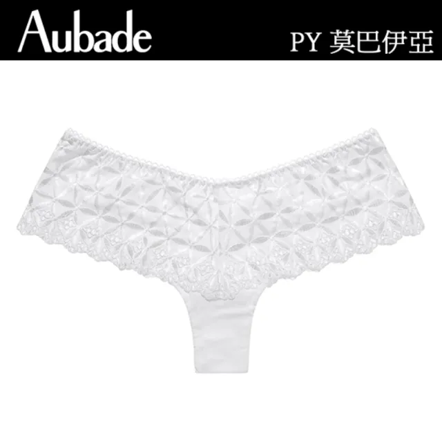 【Aubade】莫巴伊亞有機棉平口褲-PY(白)