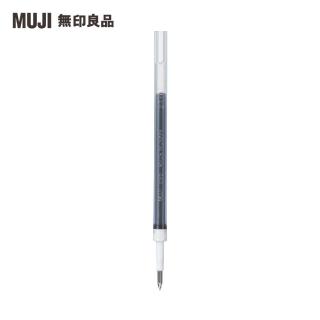 【MUJI 無印良品】自由換芯膠墨筆芯/紫0.38mm
